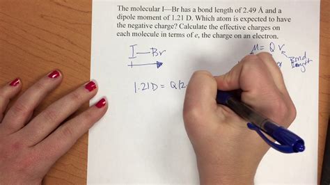 how to calculate dipole moment